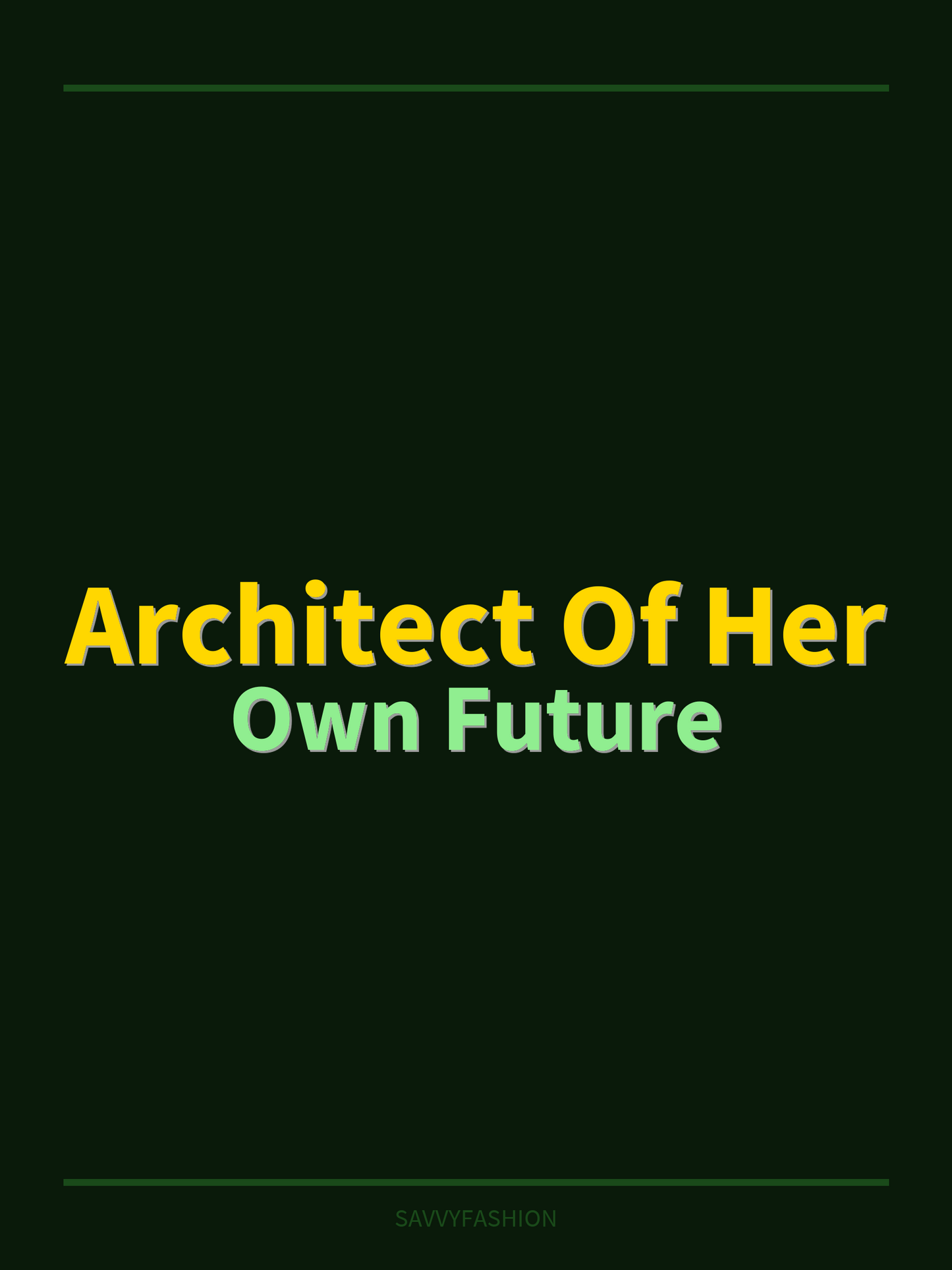 Architect Of Her Own Future — Women's Muscle Tank