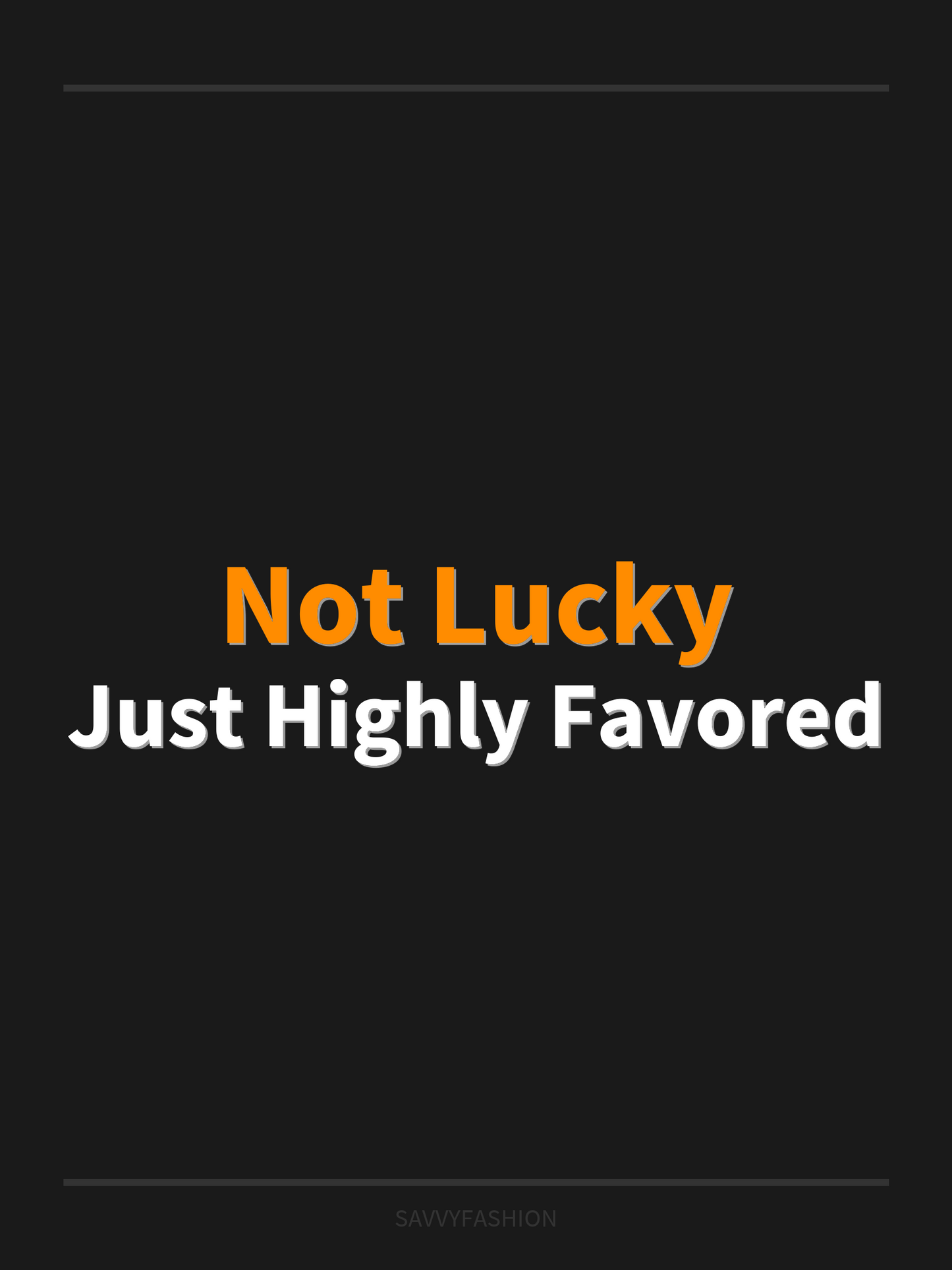 Not Lucky Just Highly Favored — All-Over Print Skater Dress