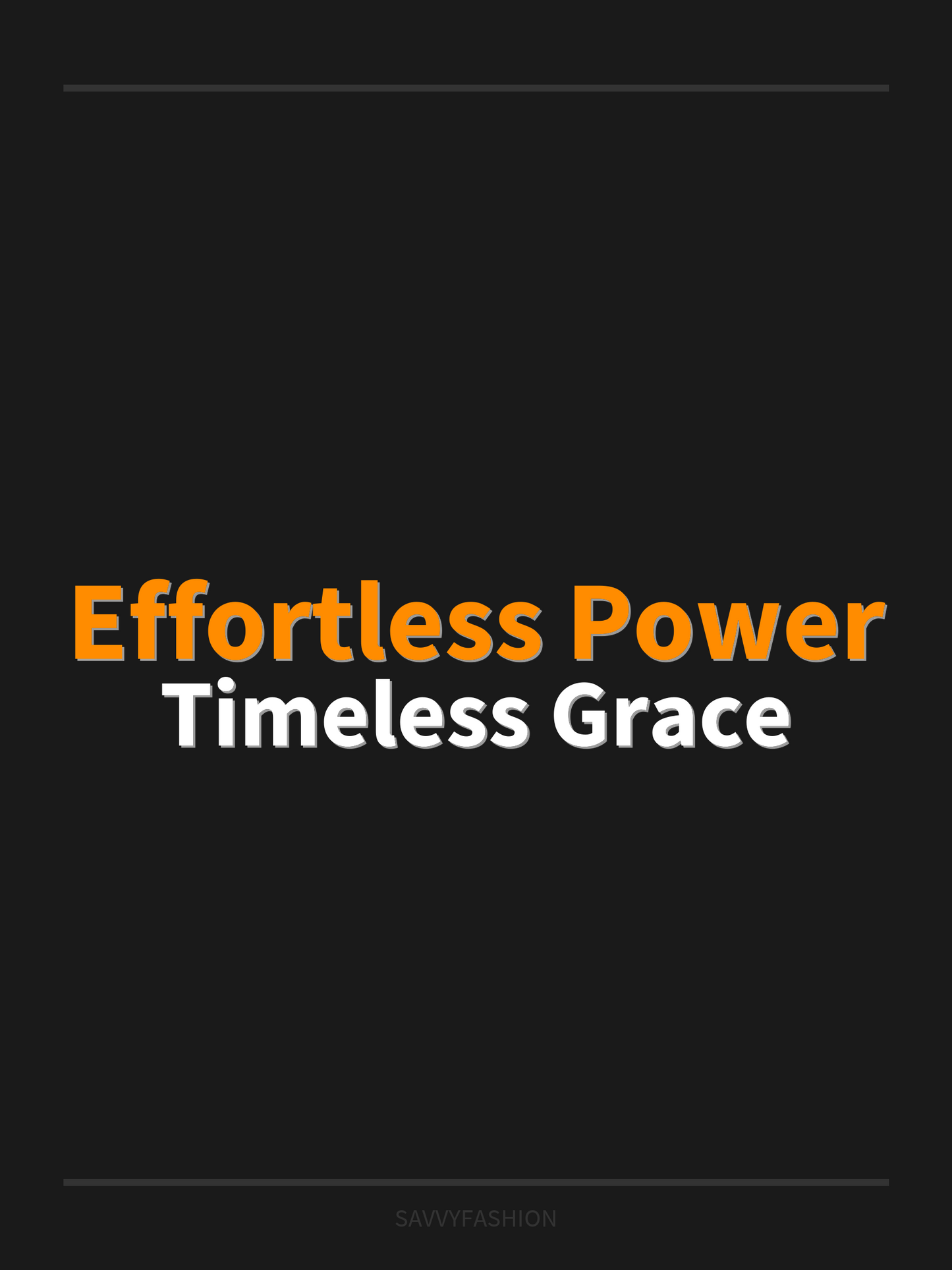 Effortless Power Timeless Grace — Women's Tee