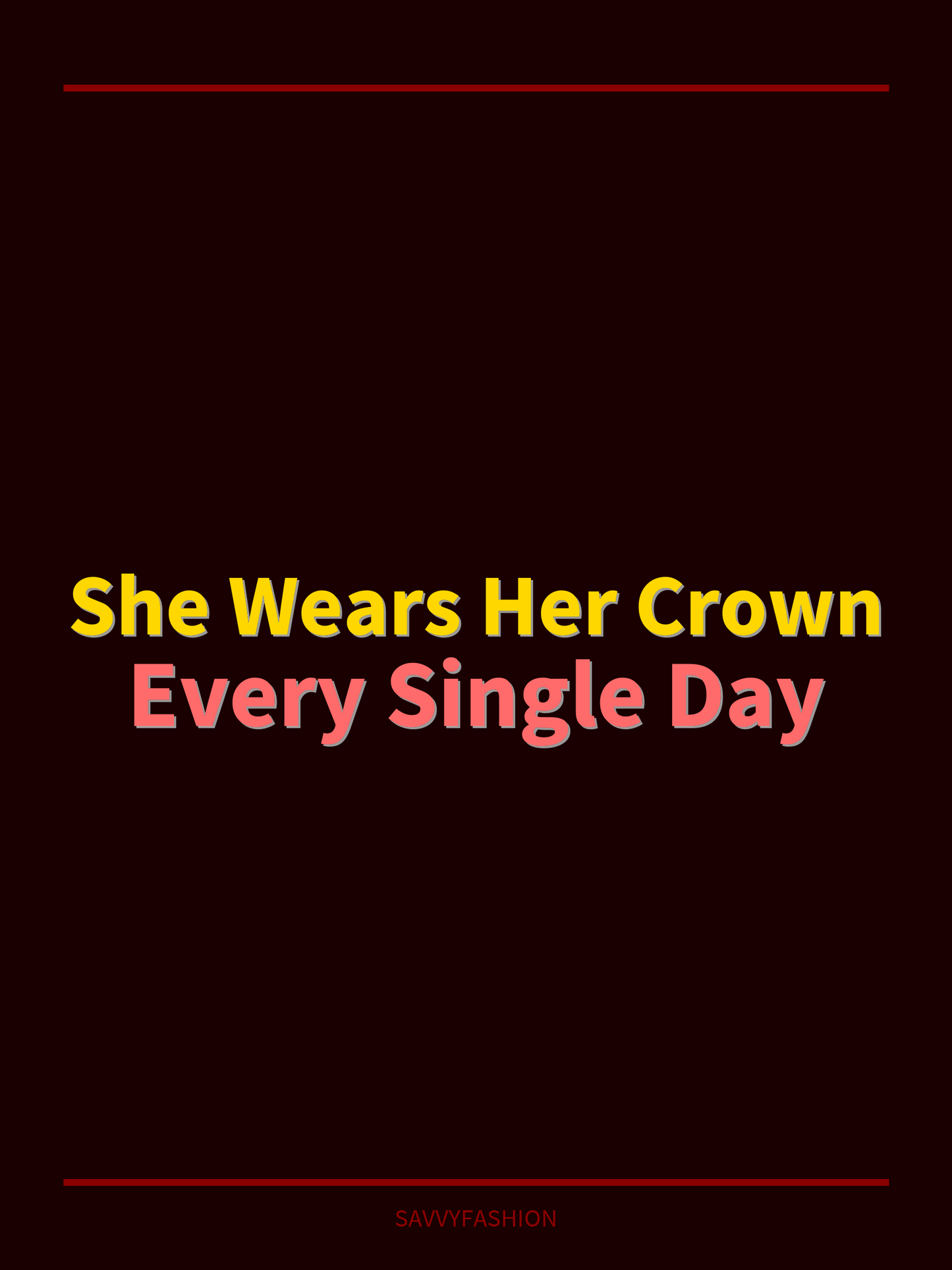 She Wears Her Crown Every Single Day — Women's Crop Hoodie